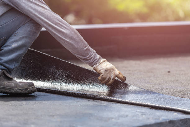 Professional Basement Waterproofing technician working in Hampton, SC